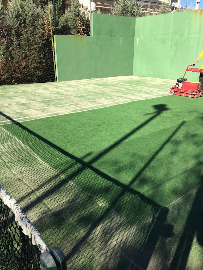 descompactar césped